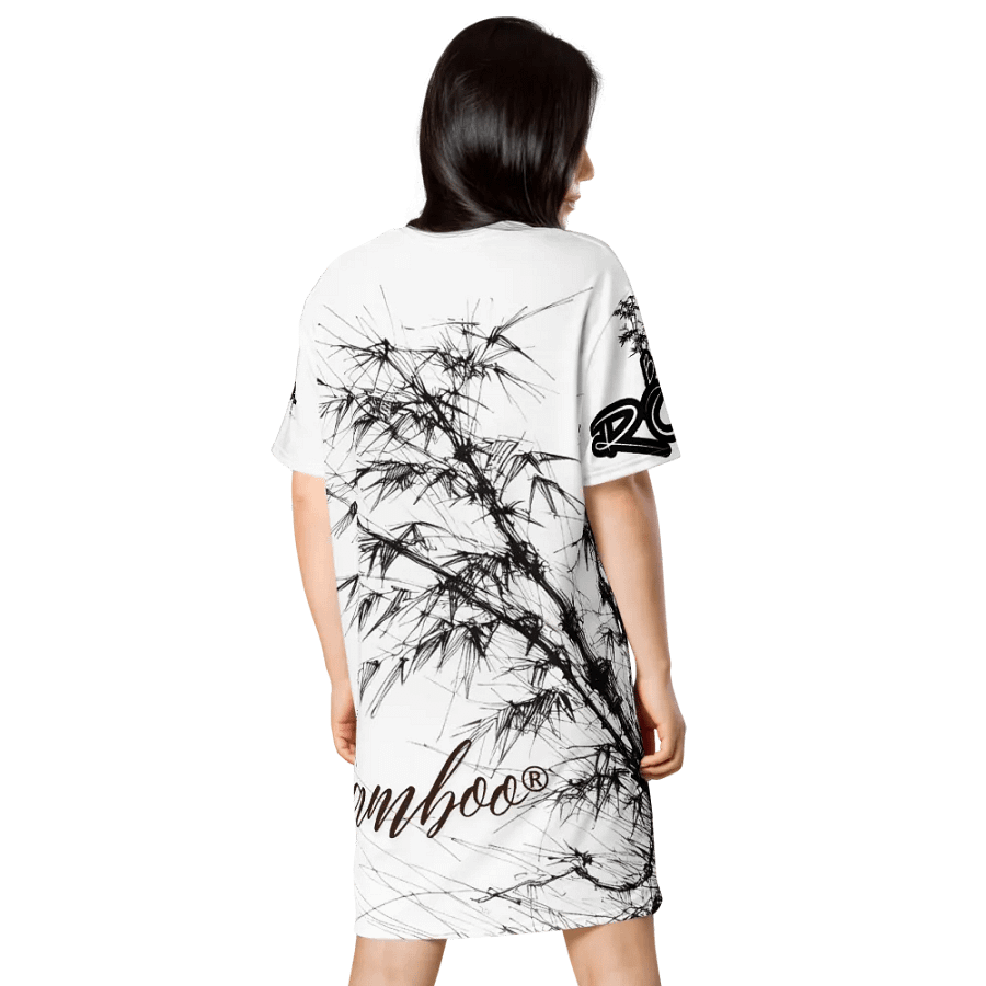 Bamboo Print T-Shirt Dress product image (6)