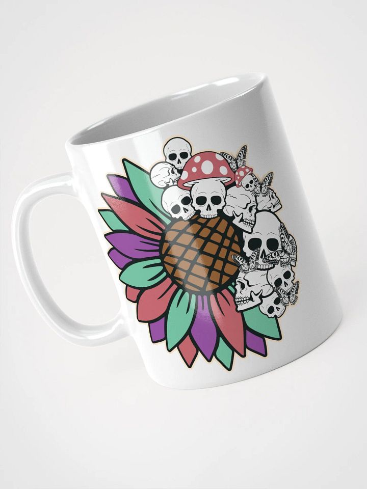 Rainbow Sunflower Skulls Mug product image (2)