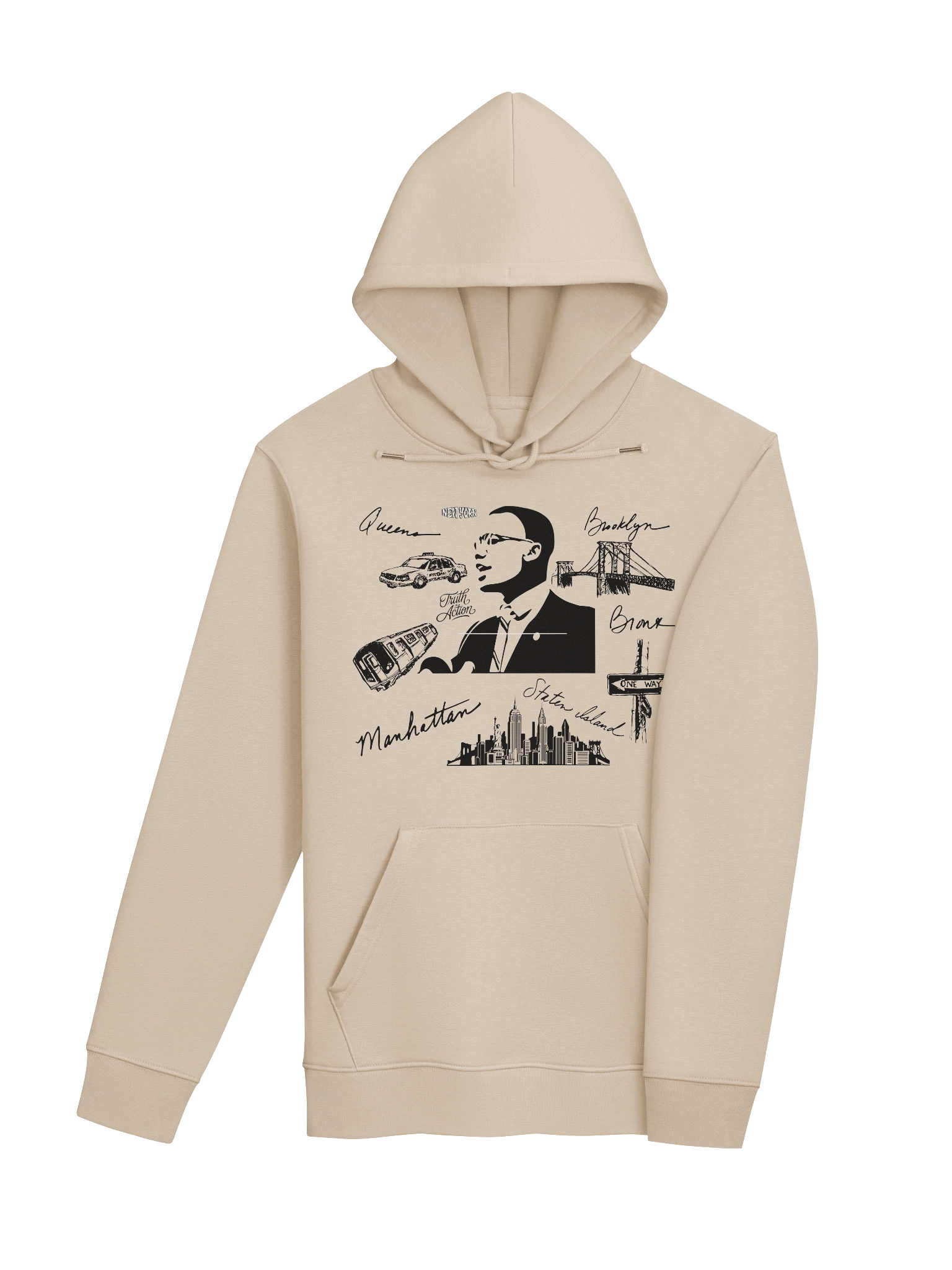 Malcolm X Five boroughs Woman Hoodie product image (5)