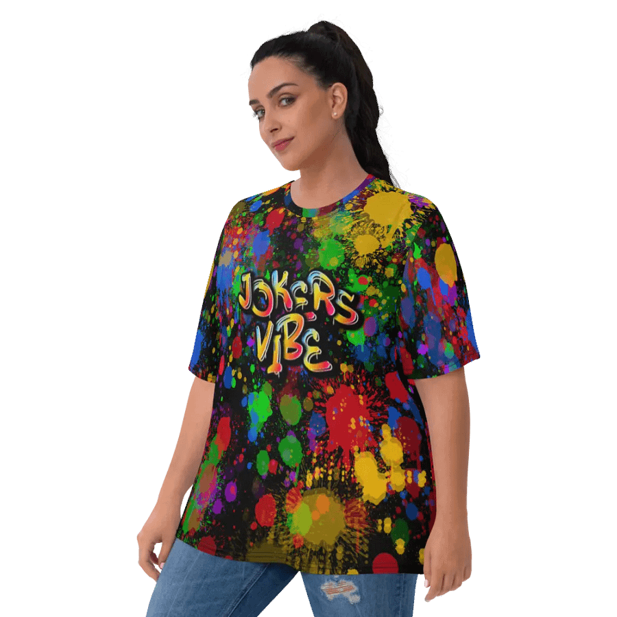 JokersVibe Graffiti Style Neck T-Shirt product image (9)