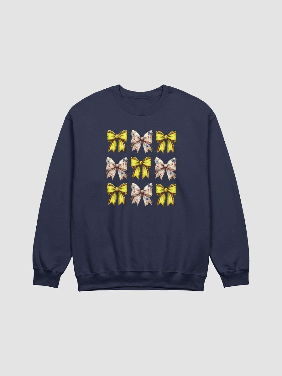 Spring Bows Softball Cozy Classic Crewneck Sweatshirt product image (1)