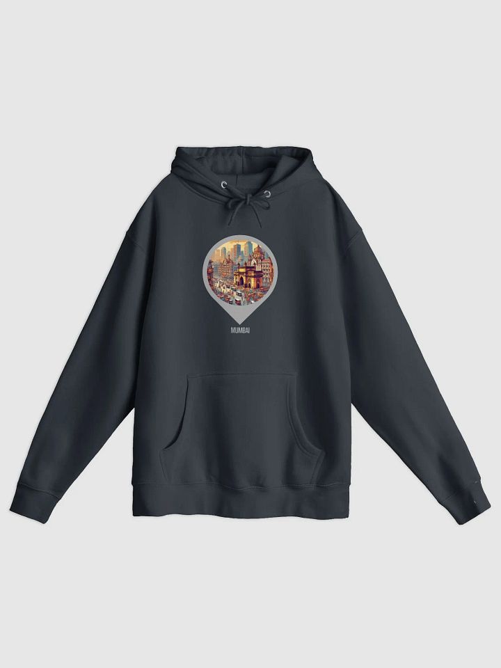 Cityscape Dreams Premium Hoodie | AI Design: Mumbai, Indien product image (2)