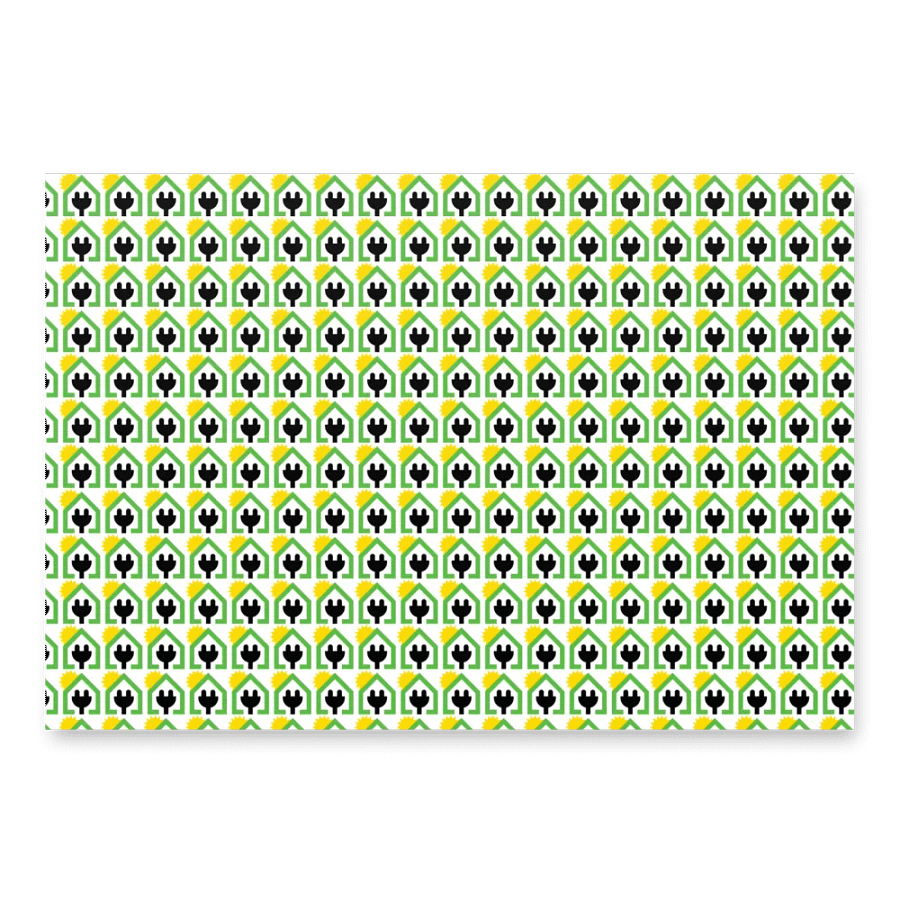 Plug It In Solar High-Quality Wrapping Paper Sheets (Set of 3) product image (2)