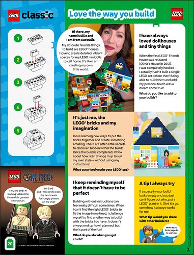 I’m famous! Made it into the @lego magazine 😍 thanks to everyone who shouted me out so I could see it!