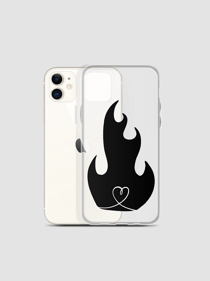 Black Fire IPhone Case product image (1)