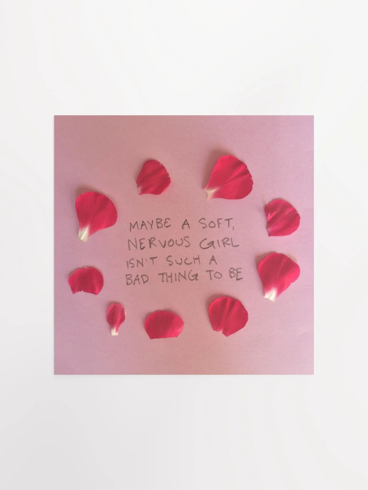 Soft Nervous Girl Art Print product image (3)