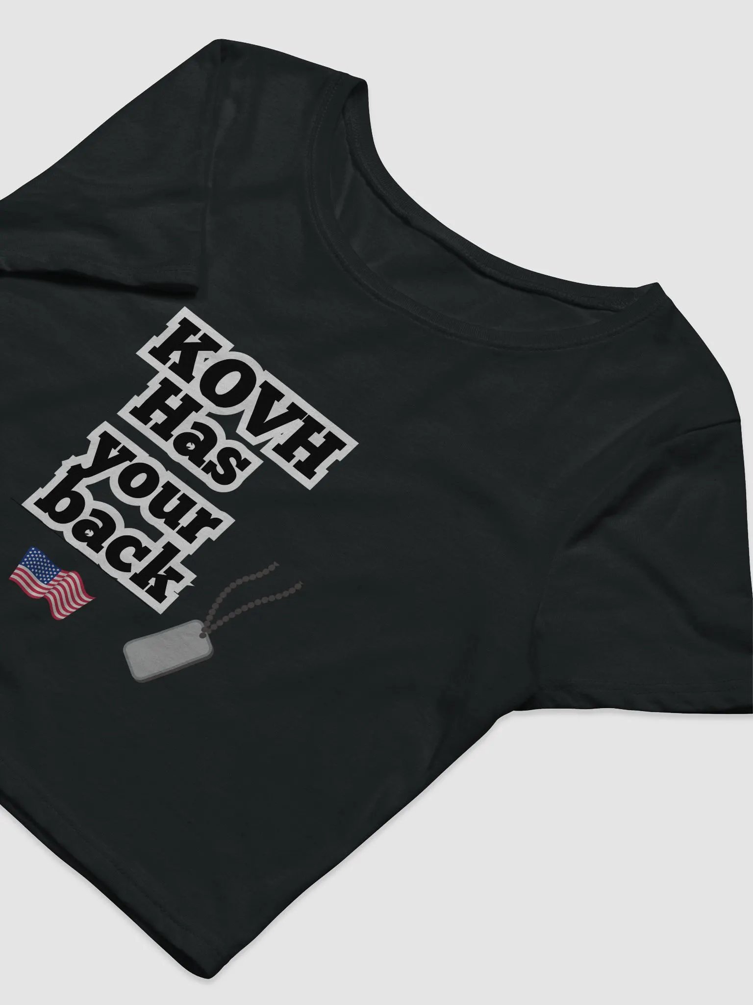 KOVH Has Your Back Patriot Crop Tee product image (5)