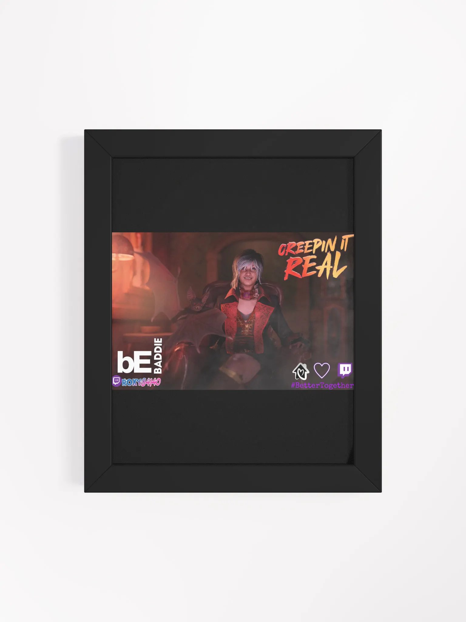 💜🧛🏼‍♀️ Creepin it Baddie Art🧛🏼‍♀️💚 product image (4)