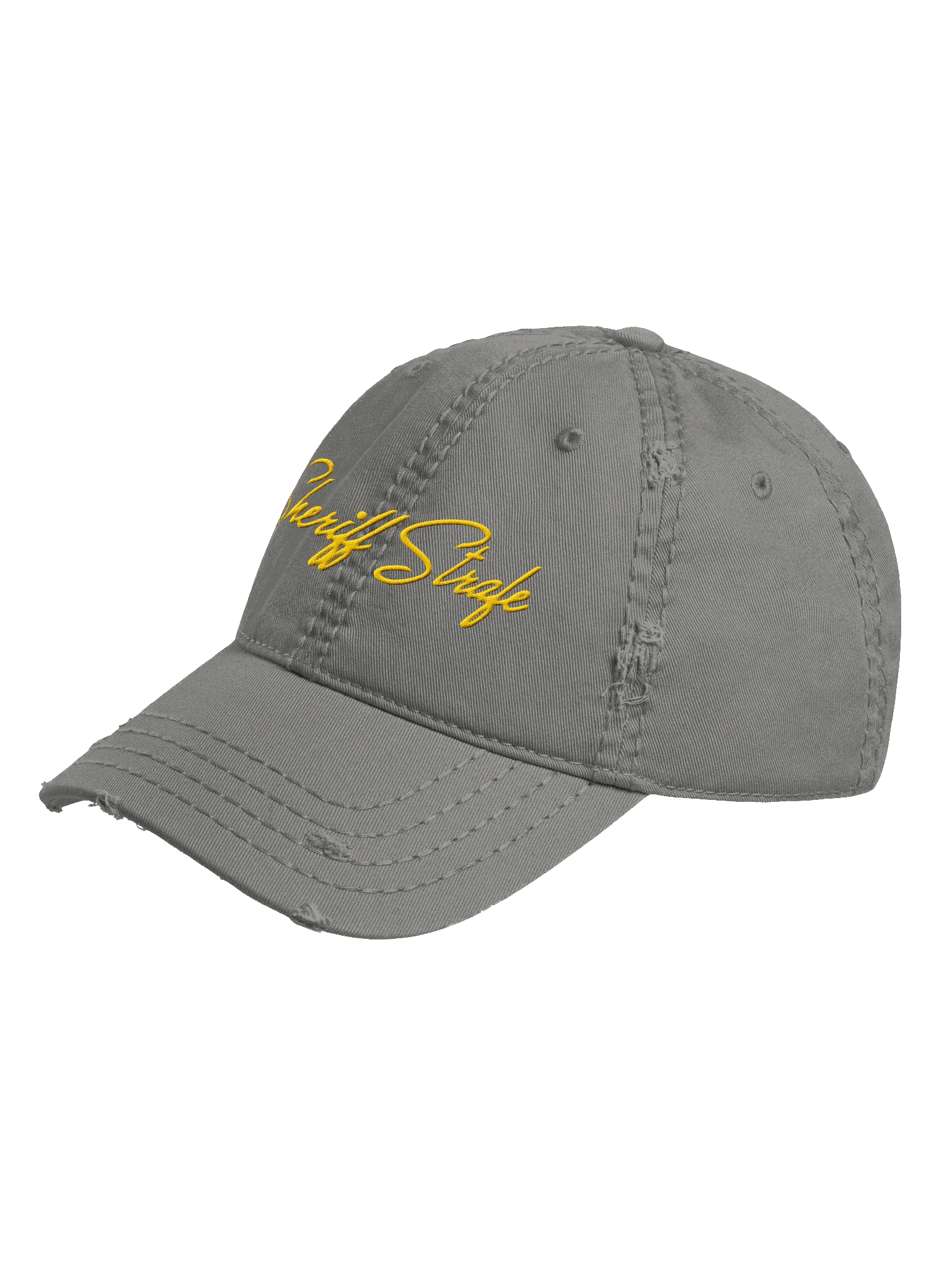 Sheriff Name Embroidered Distressed Dad Hat by Otto Cap product image (2)