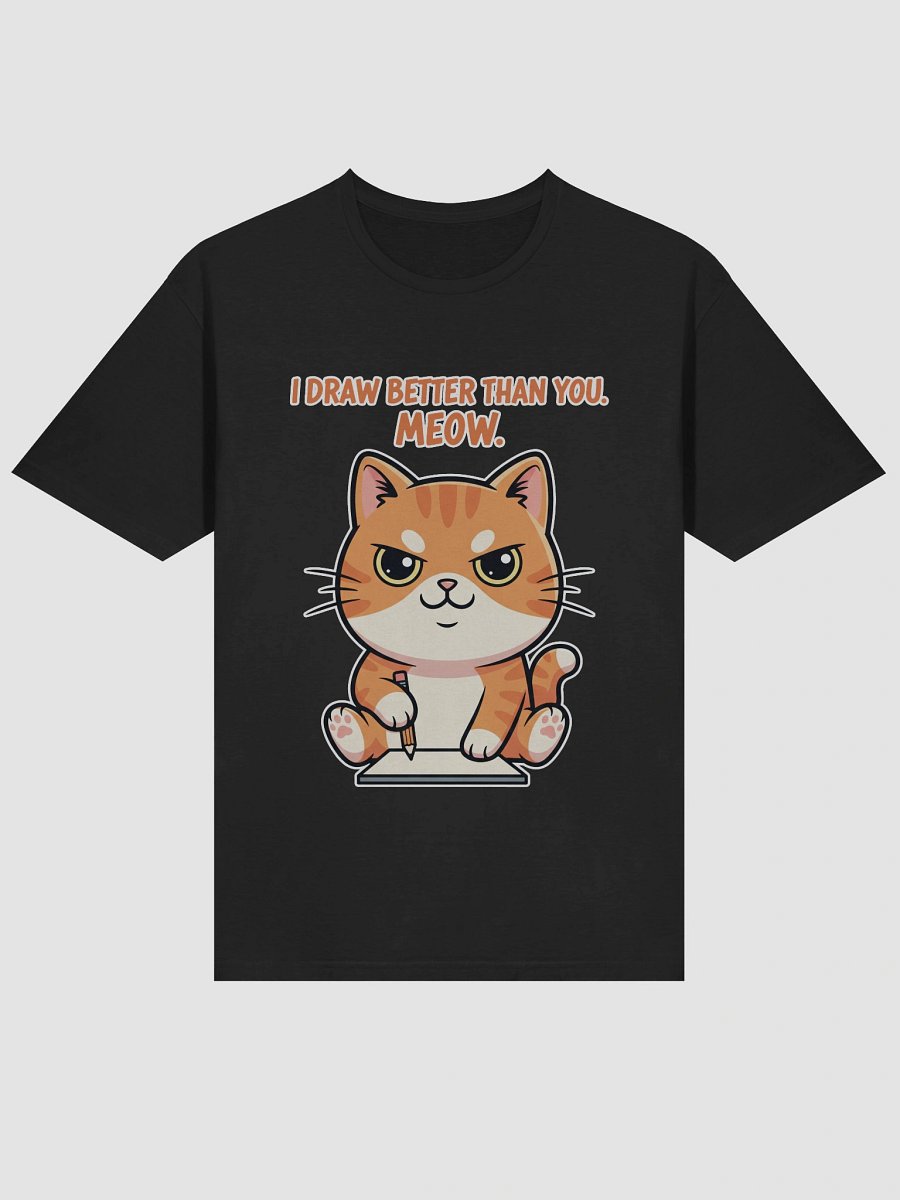 Rebel Sketch Cat Unisex T-Shirt product image (3)