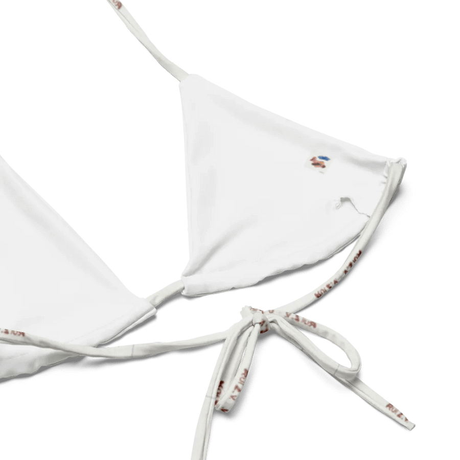 Kid Airplane (All-Over Print Recycled Padded String Bikini Top) product image (5)