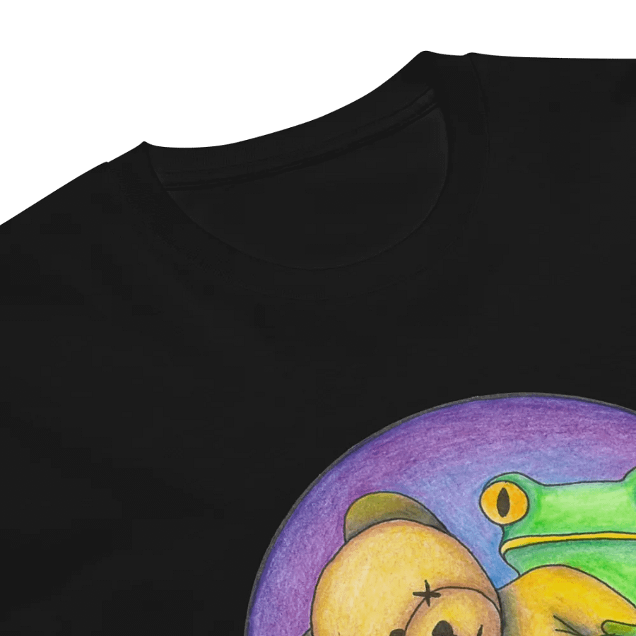 Whimsical Teddy Bear and Frog T-Shirt product image (10)