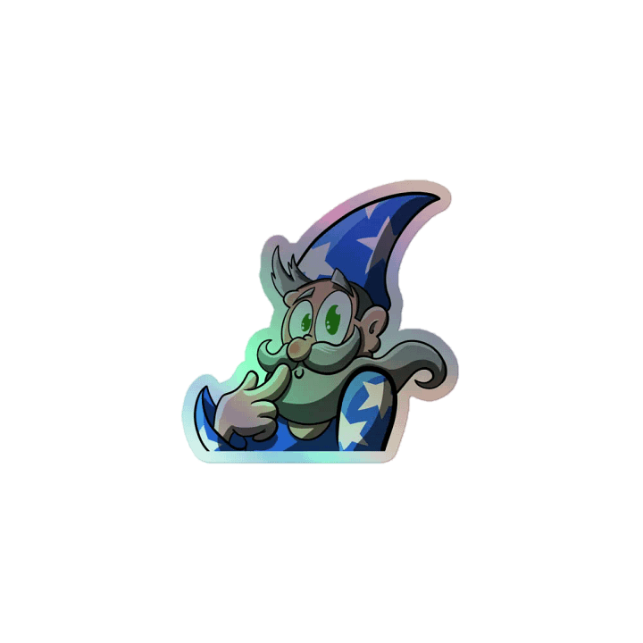 Seduce the Wizard Holographic Sticker product image (1)