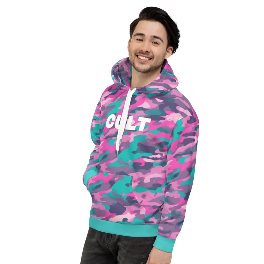 PINKTEAL CAMO HOODIE product image (6)