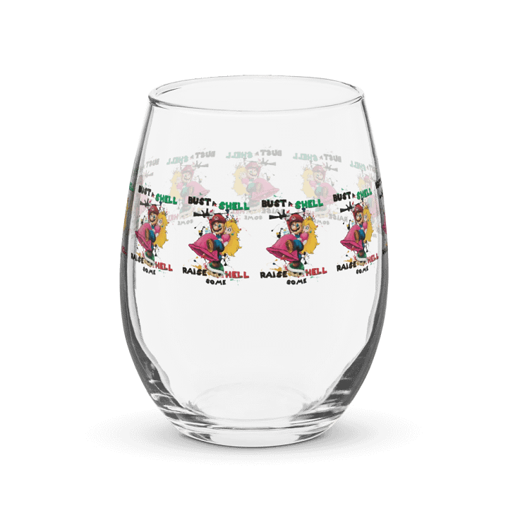 Bustin' Shells by StephyJ Stemless Wine Glass product image (2)