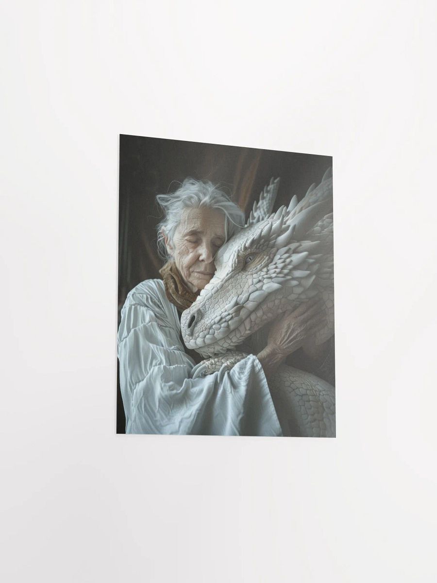Elder lady with her dragon 01 - Poster product image (15)