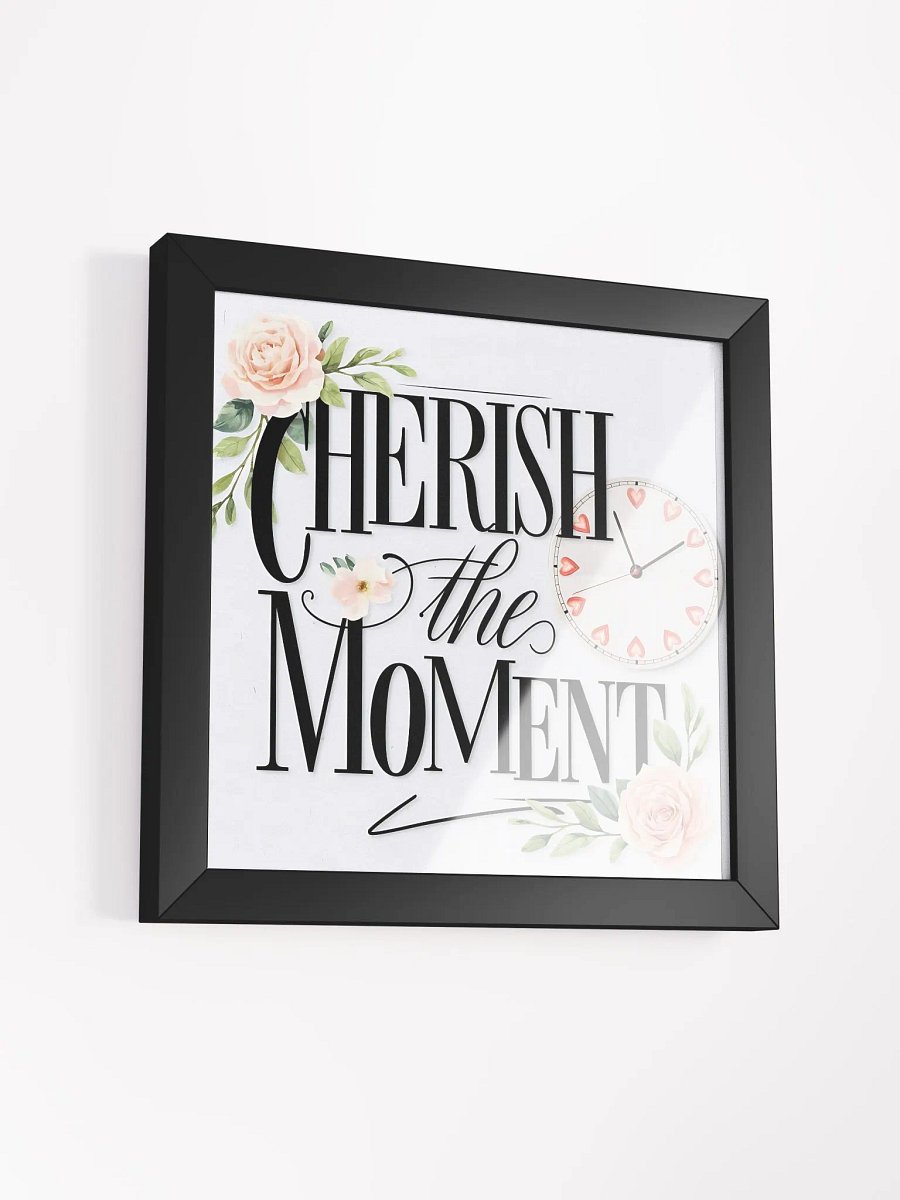 Eternal Love Floral Clock Poster product image (27)