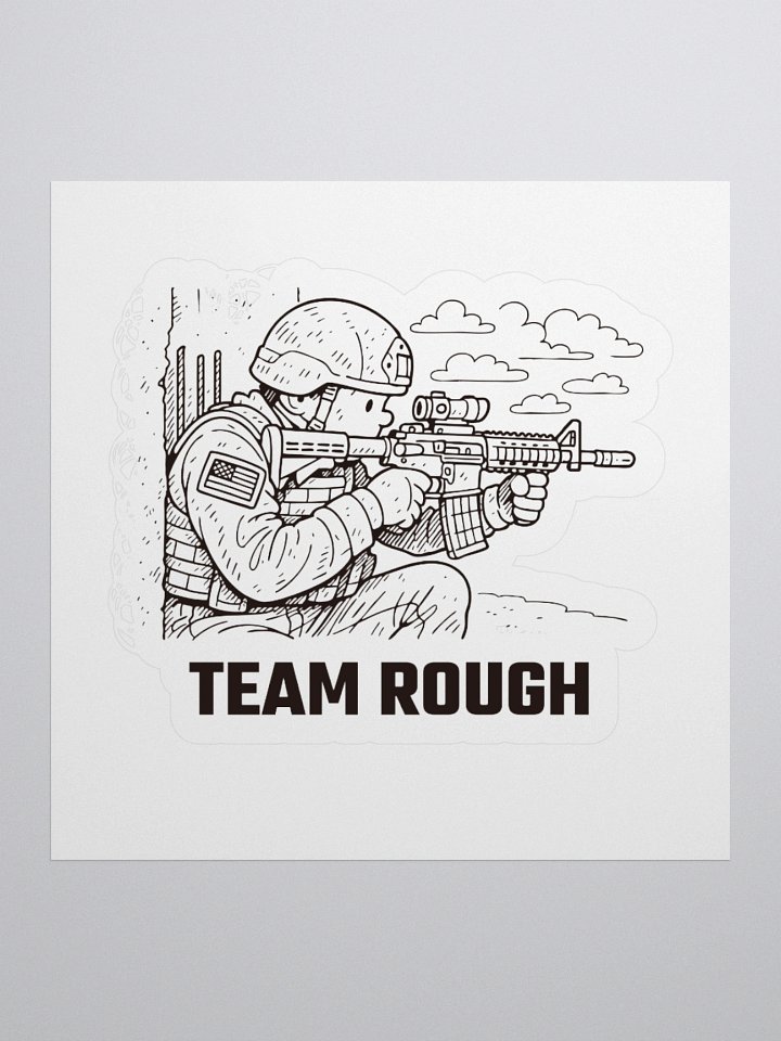 Team Rough – Military-Inspired Bold Graphic Tee | i Roar Concept Design product image (1)