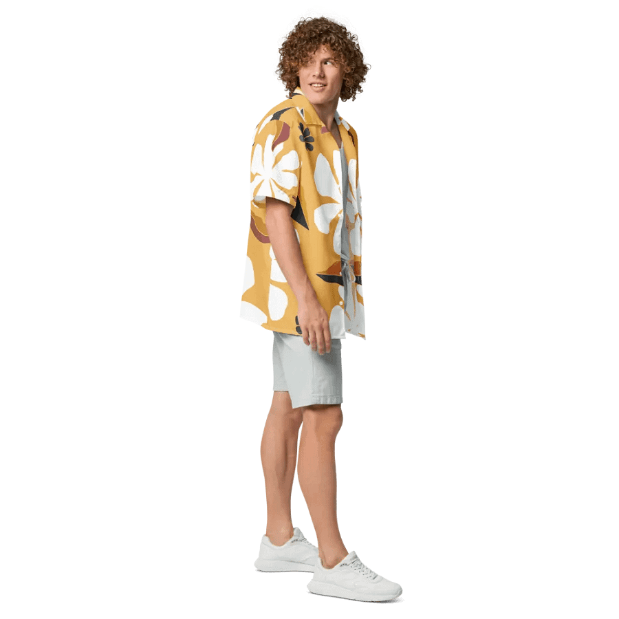 Tropical Breeze Floral Hawaiian Shirt product image (7)