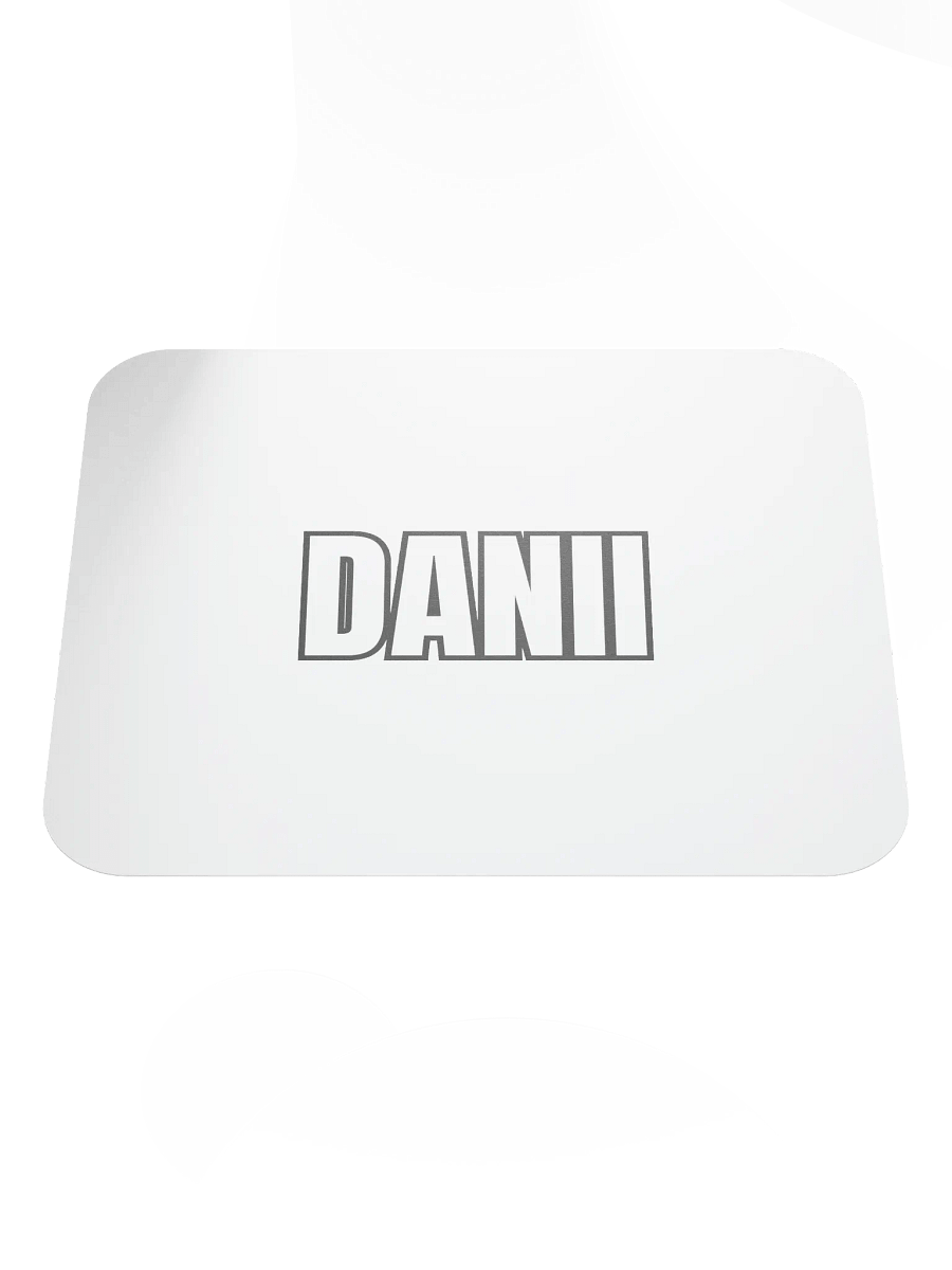 DANII WHITE BLACK MOUSE PAD product image (1)