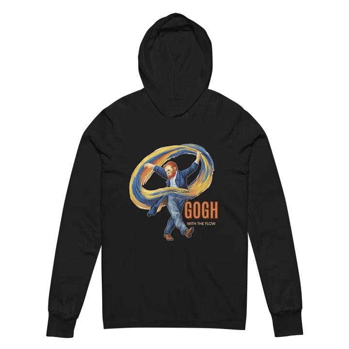 Gogh with the Flow Unisex Hooded Tee product image (7)