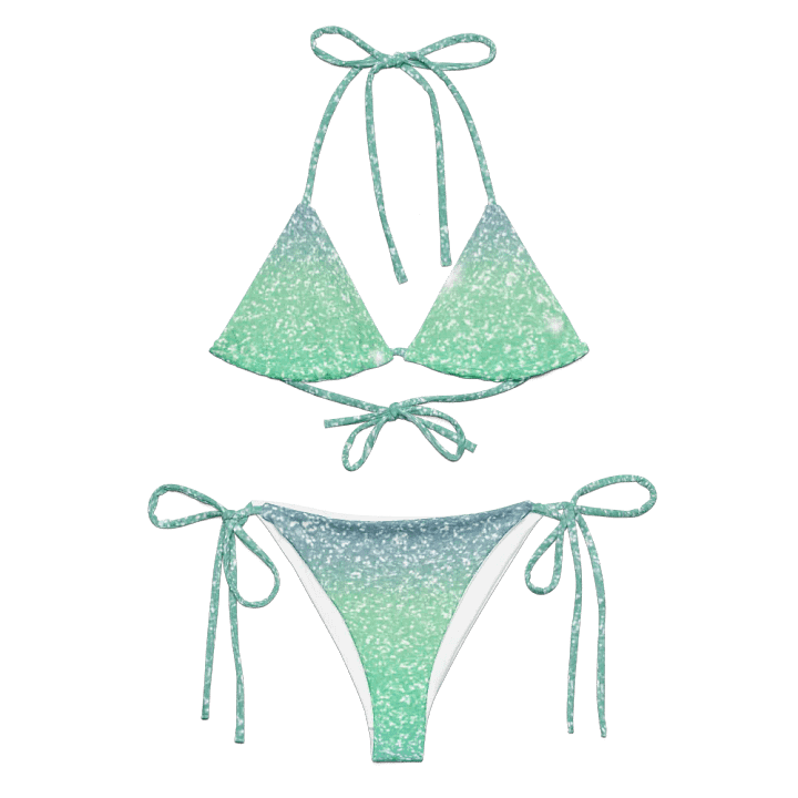 Glitter Unicorn Texture Design String Bikini (8) product image (1)