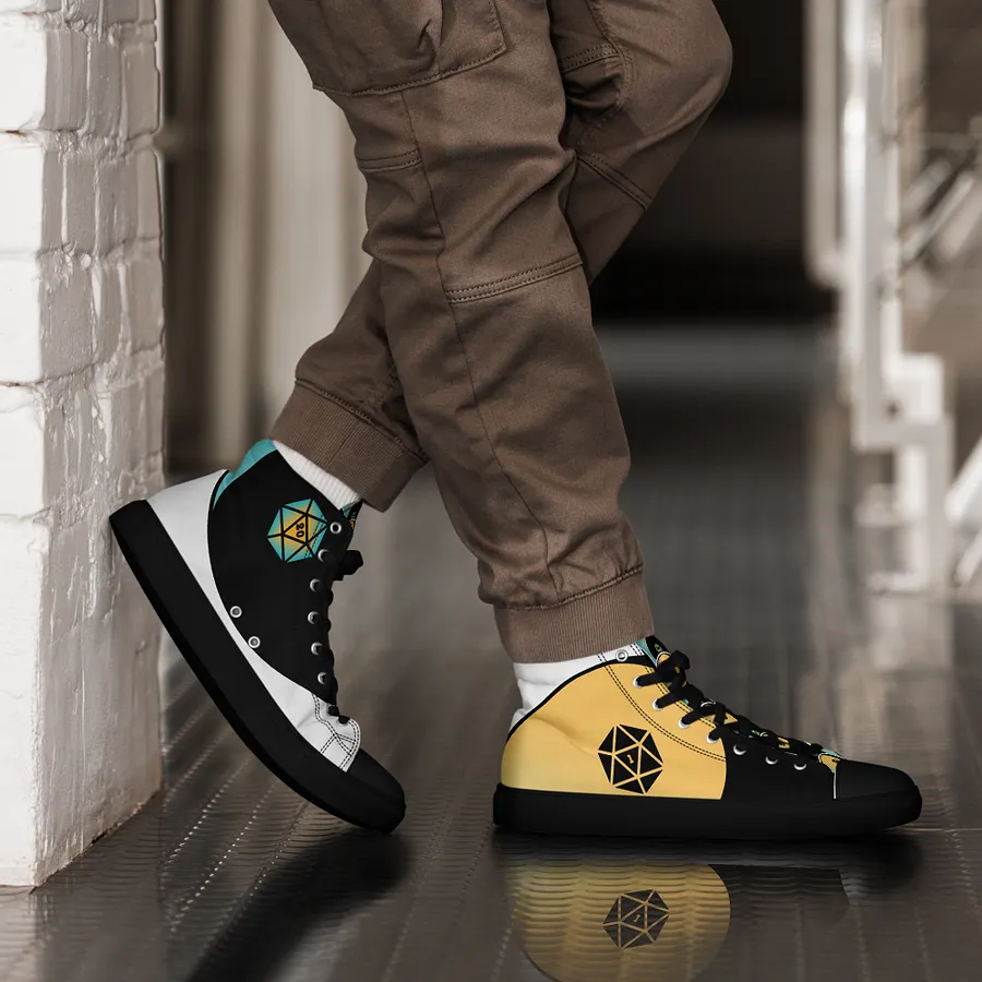 d20 Yin Yang Gradient Hi-Tops product image (10)