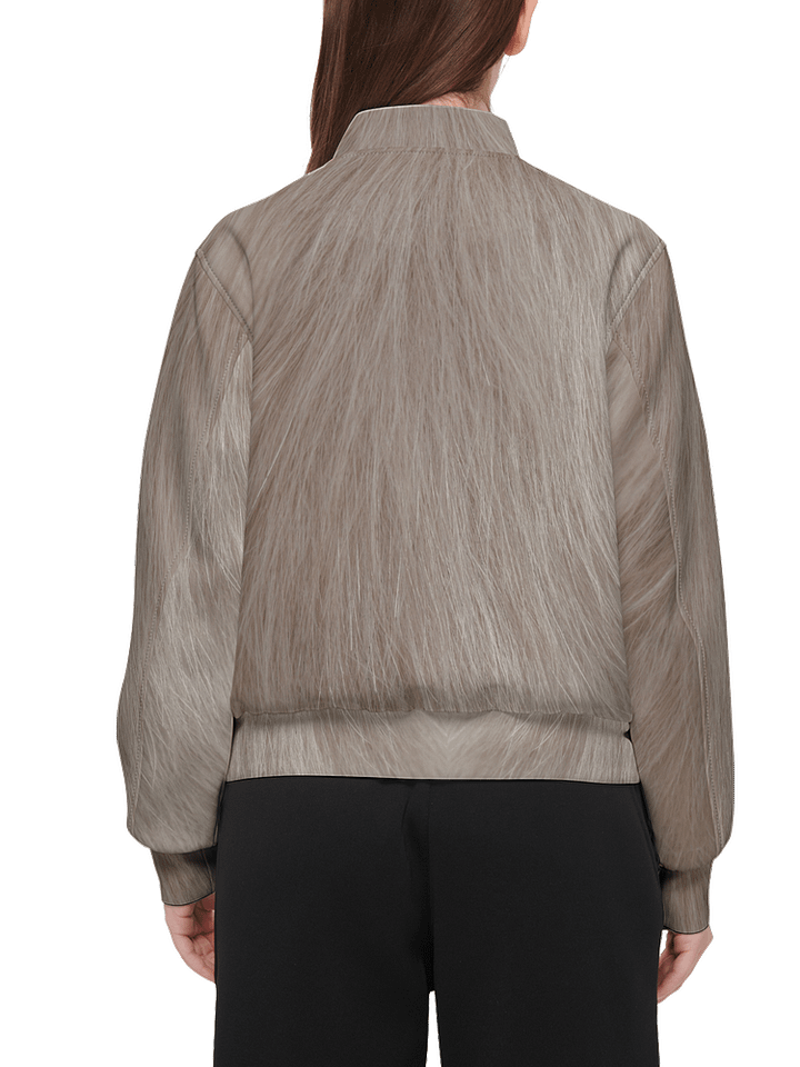 Lilac Cat Premium Bomber Jacket (Unisex) product image (2)