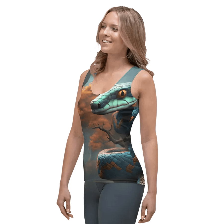 Harmony Serpent All-Over Print Tank Top product image (3)
