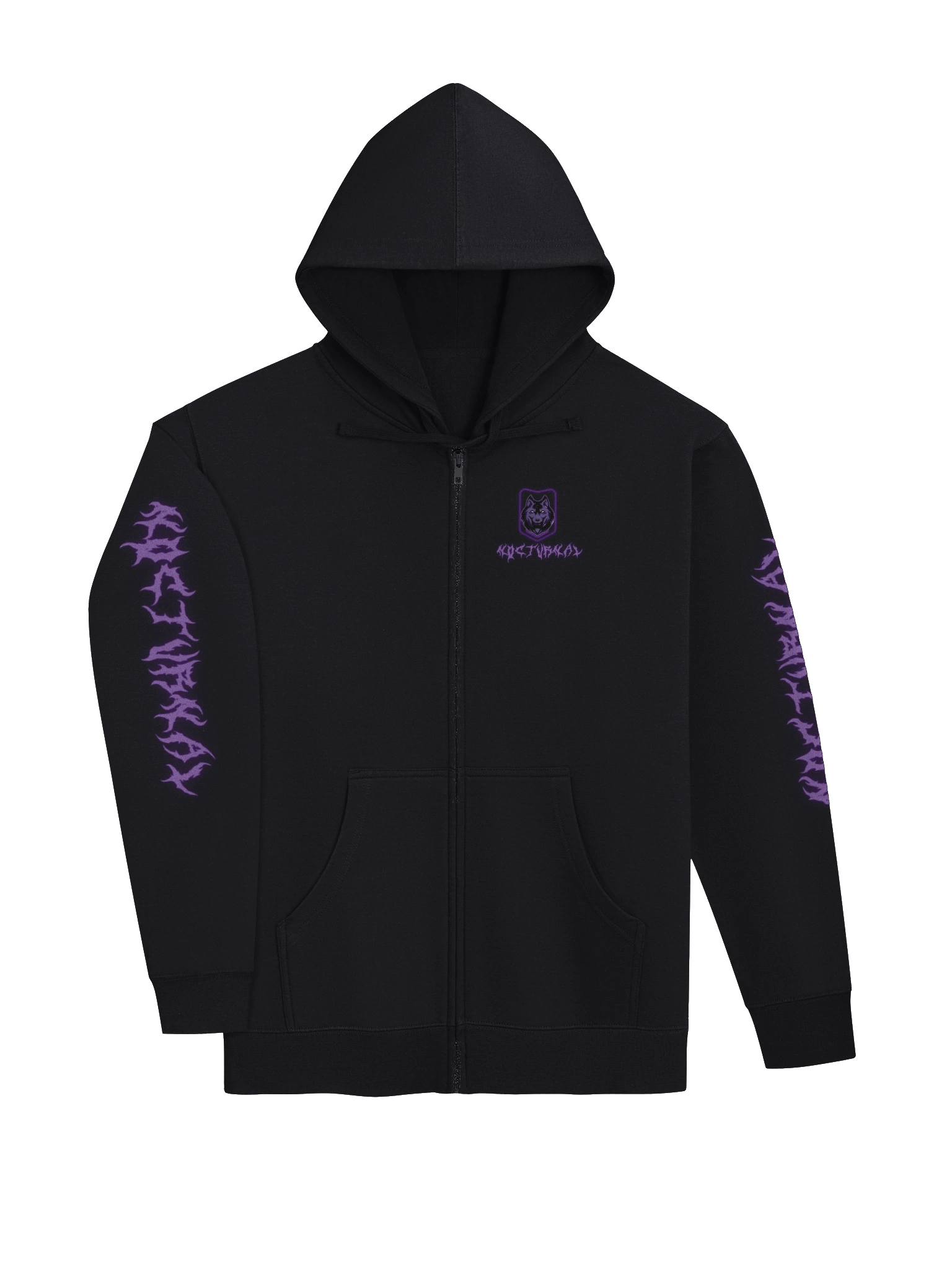 Nocturnal zipper hoodie product image (3)