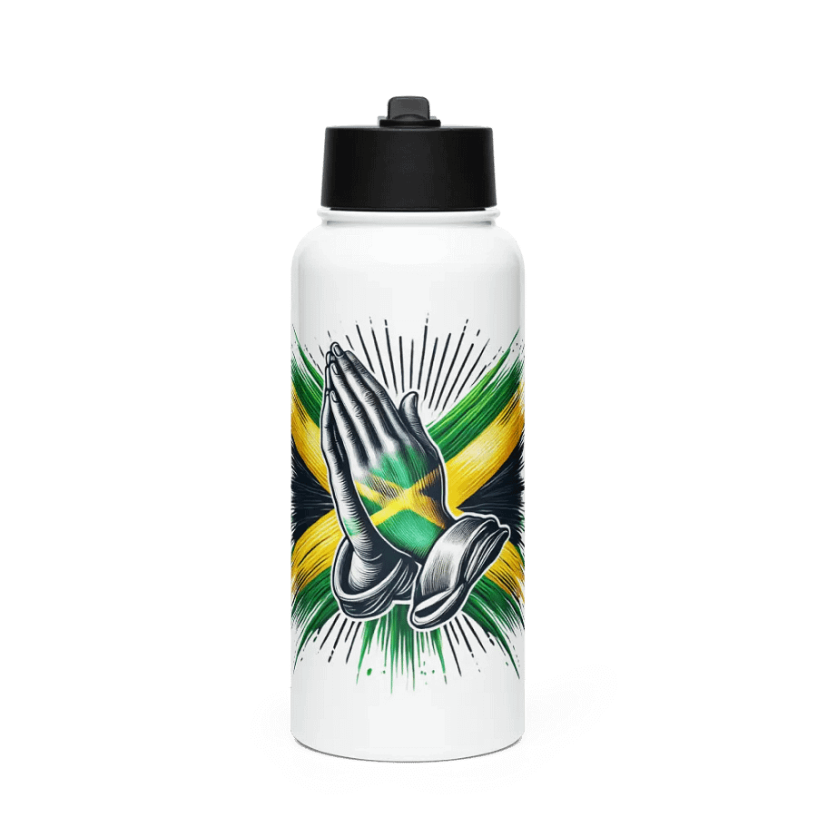 Jamaican Stainless Steel Water Bottle product image (1)