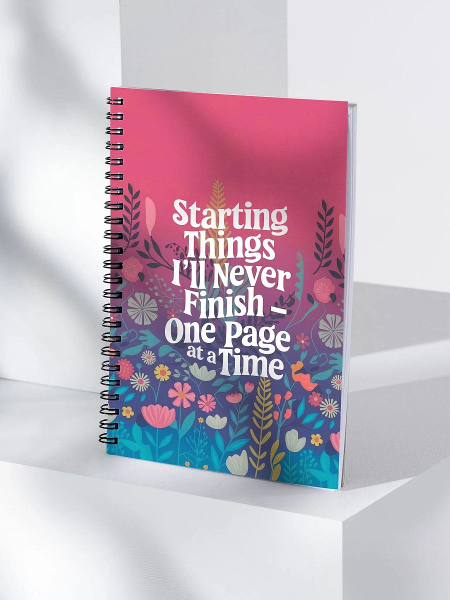 Starting Things I will Never Finish Notebook product image (4)
