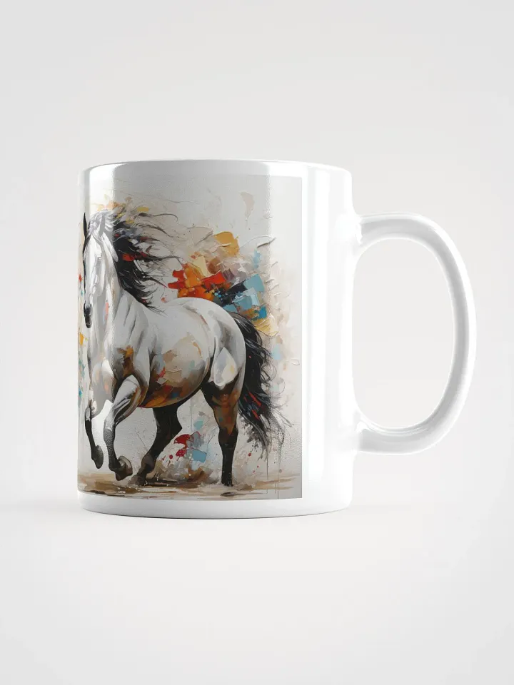 Freedom’s Run Ceramic Horse Mug product image (1)