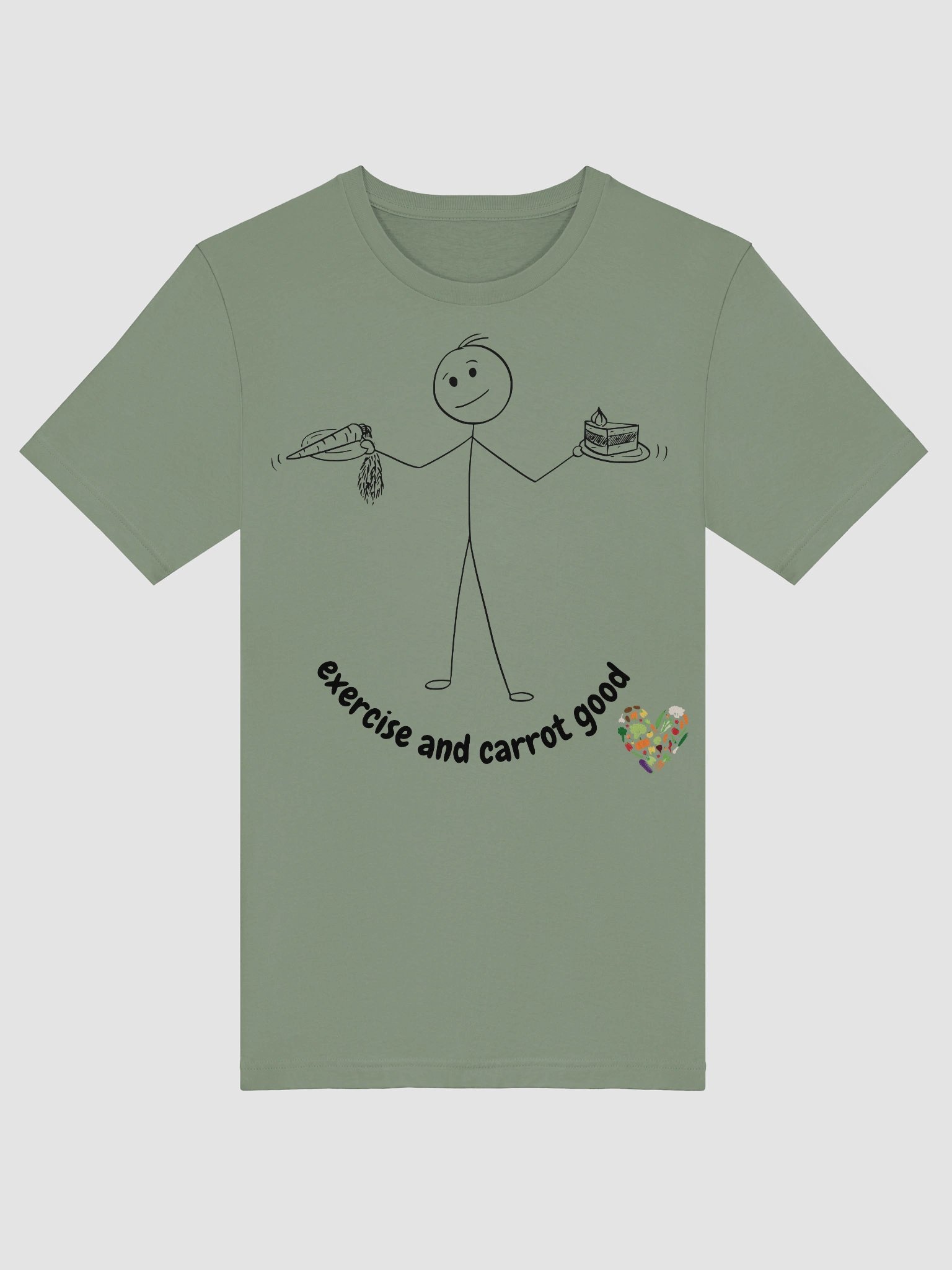 Exercise and Carrot Good Supersoft T-Shirt product image (48)