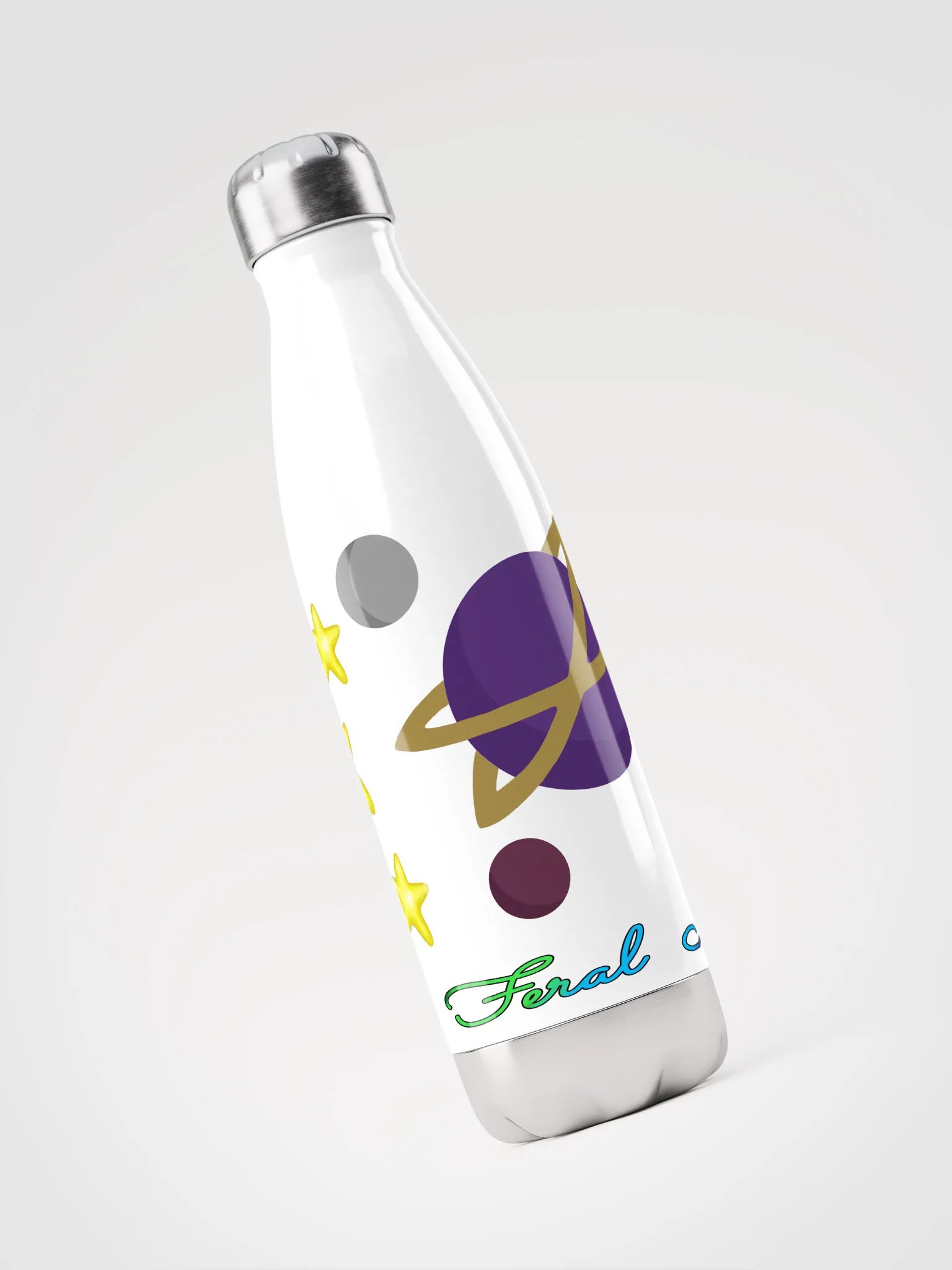 The Rift stainless steel water bottle product image (5)