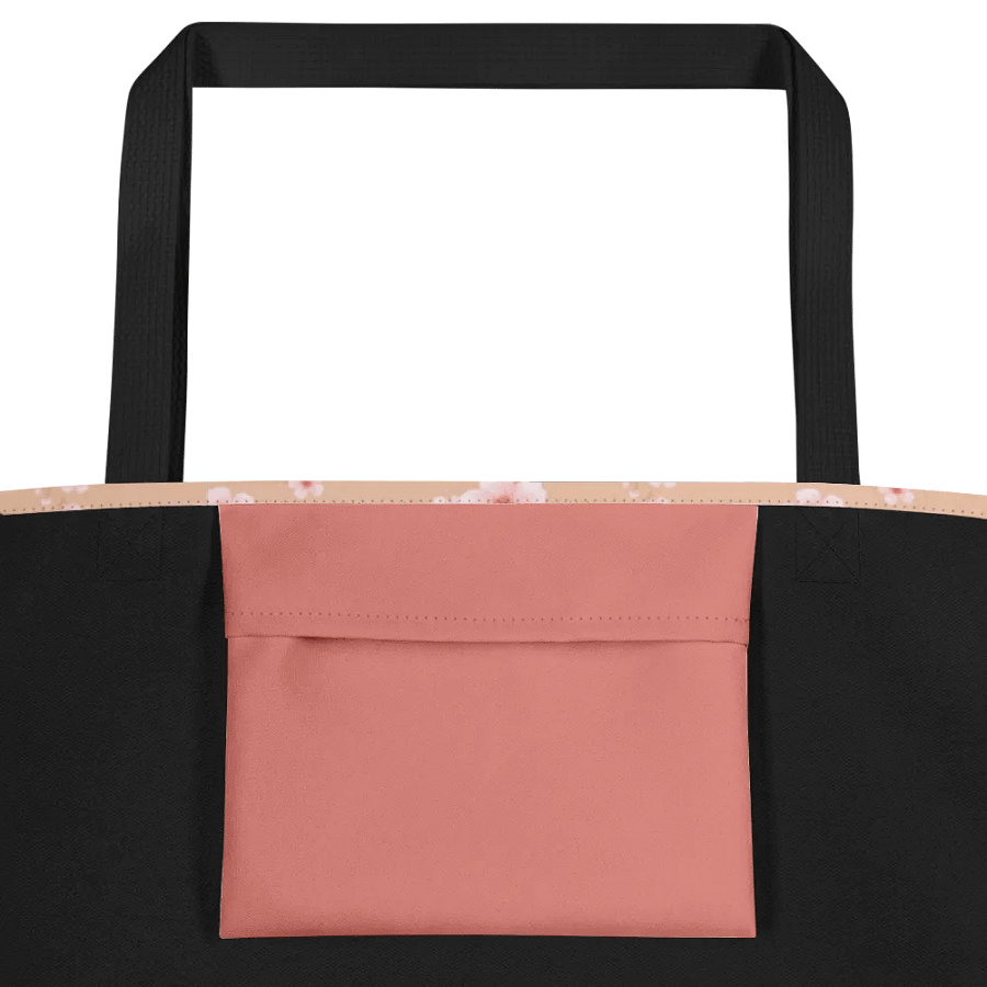 Cherry Blossoms on Cream Tote Bag product image (3)