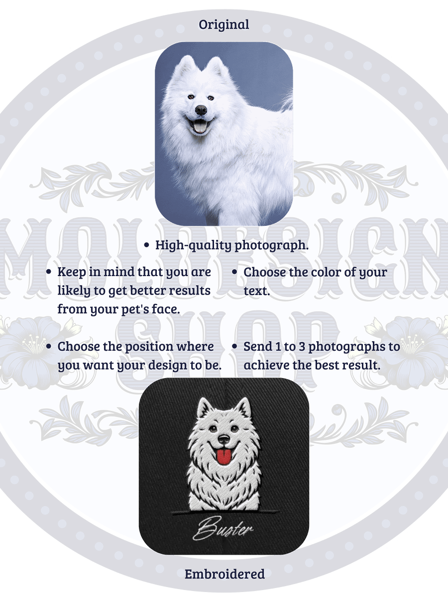 YOUR DALMATIAN! / CAP WITH PERSONALIZED NAME / EMBROIDERED product image (6)