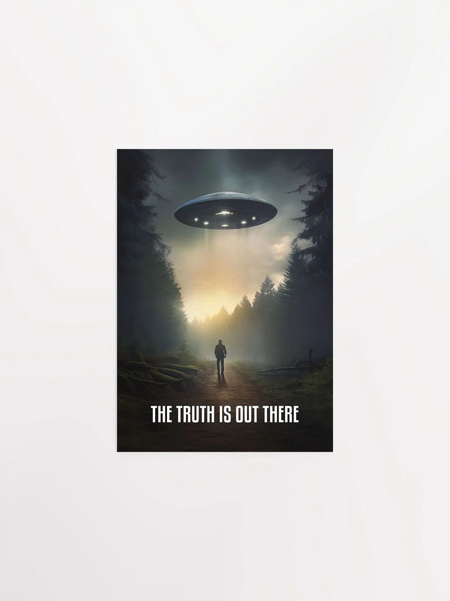 The Truth is Out There / The X-Files poster — sci-fi poster, movie poster, space art print product image (11)