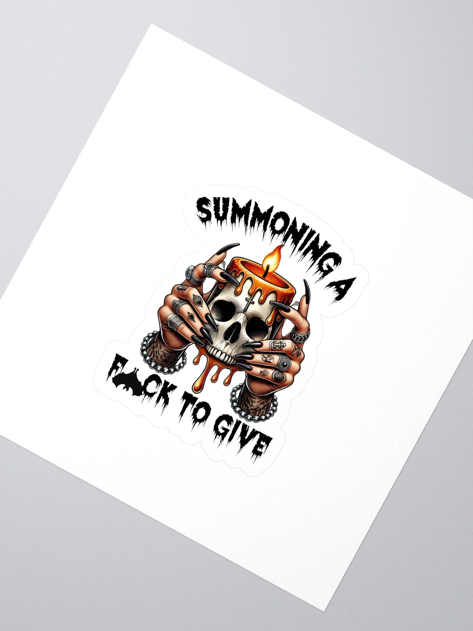 Summoning A F*ck Sticker product image (2)