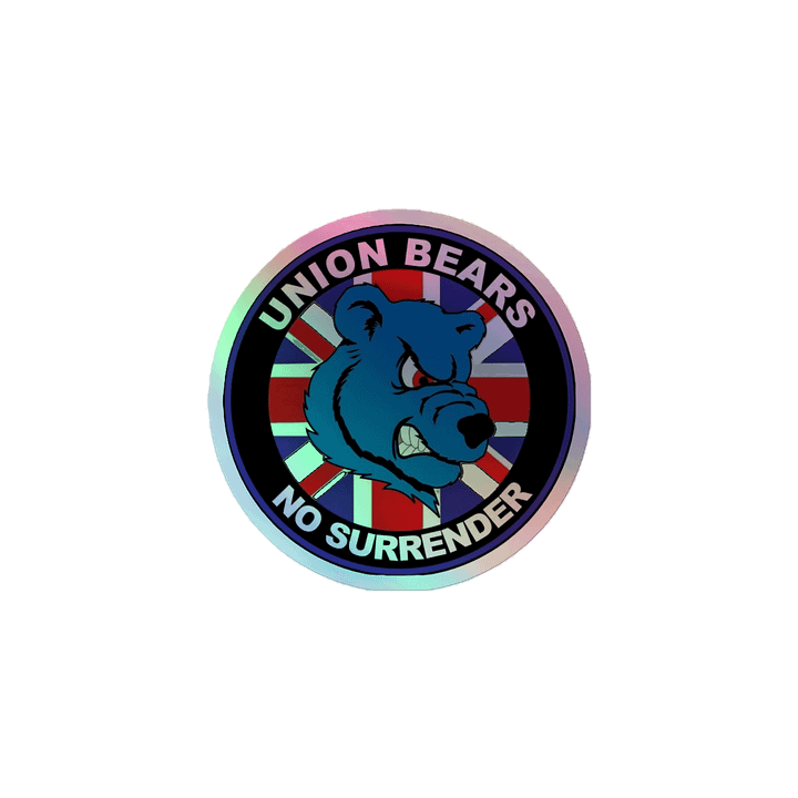 Union Bears "No Surrender" Holo sticker product image (1)