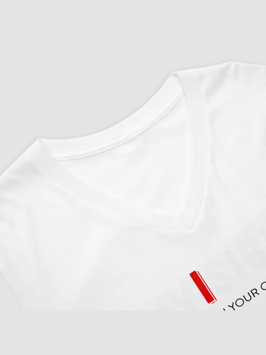 "Define Your Style" Unisex Short Sleeve V-Neck T-Shirt product image (4)