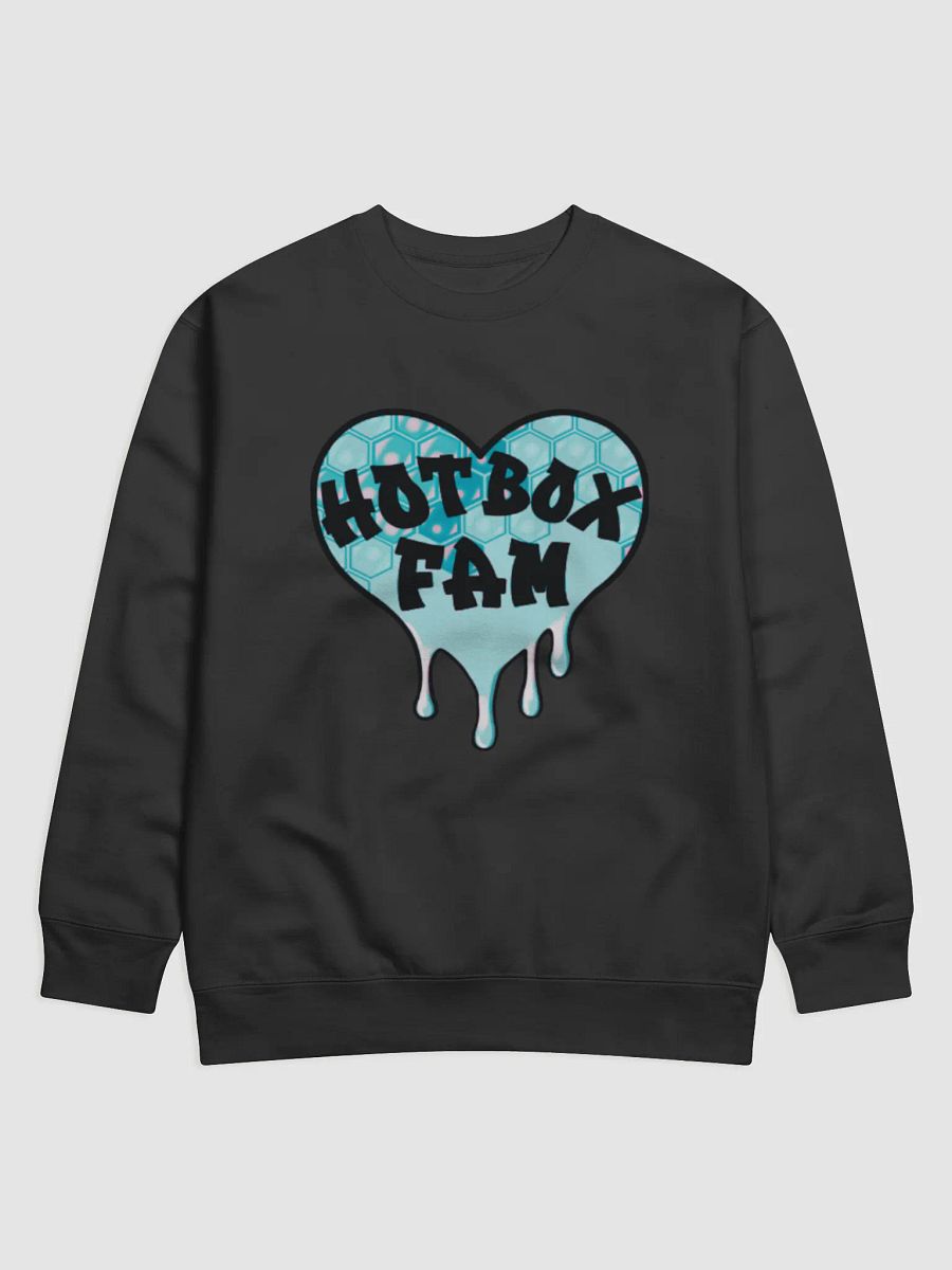 HOT BOX FAM PALE BLUE HONEY COMB SWEATSHIRT product image (3)