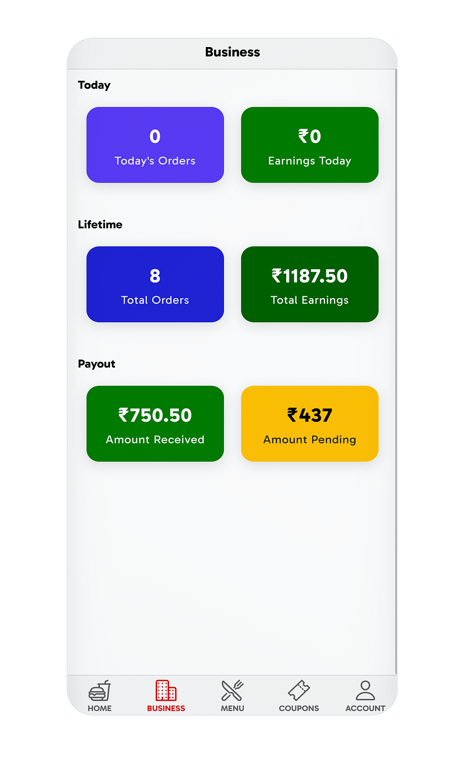 Ionic 8+ Restaurant Food Delivery App UI Template product image (6)
