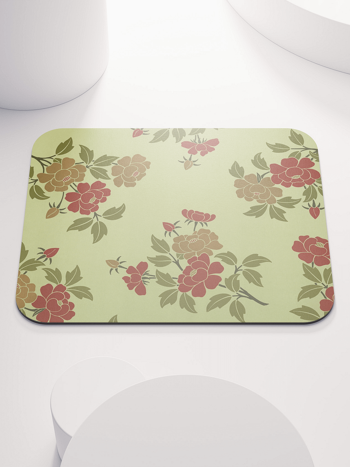 Japanese Leaves & Flowers. Mouse Pad product image (2)
