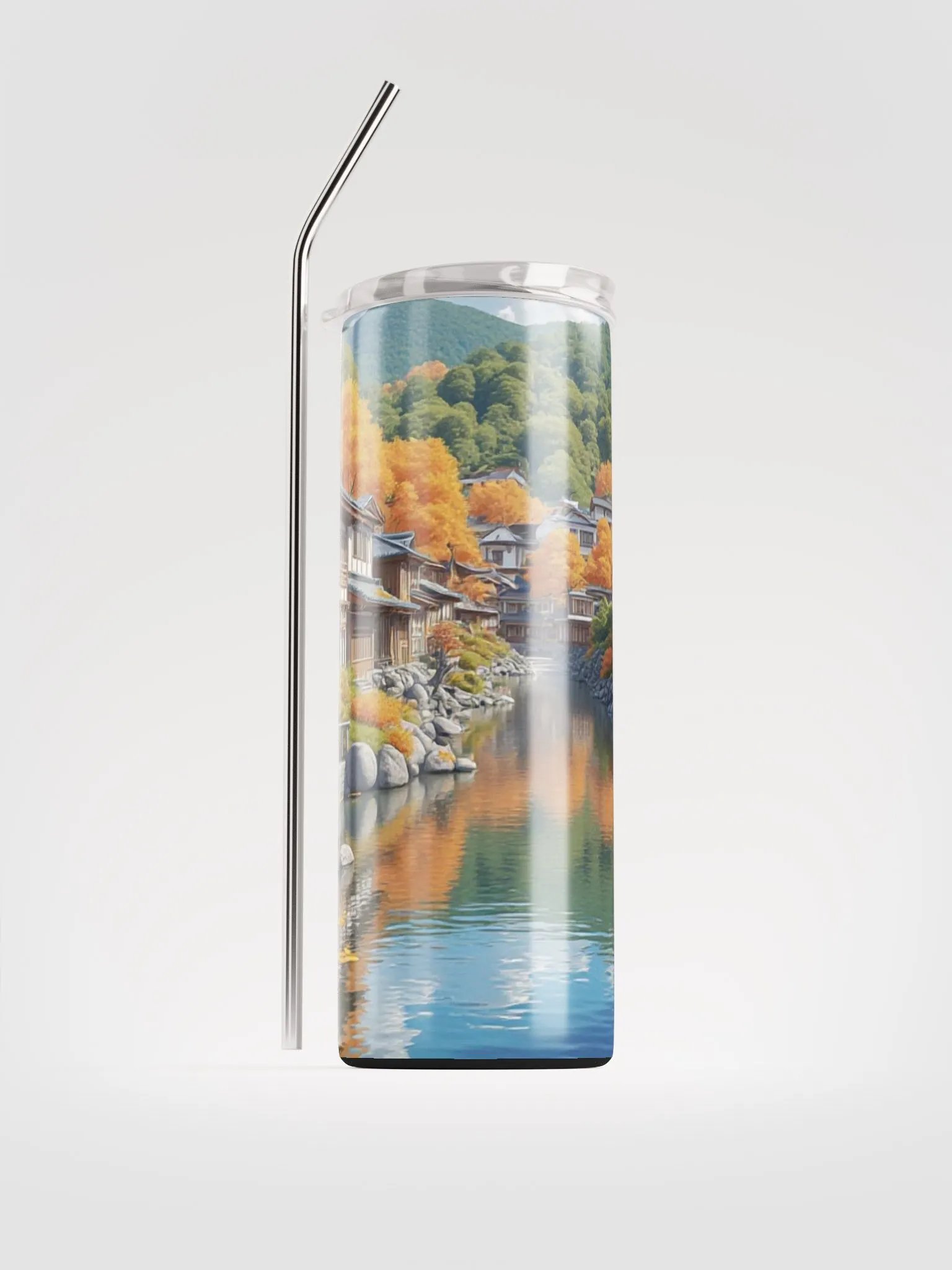 Autumn Serenity Stainless Steel Tumbler product image (1)