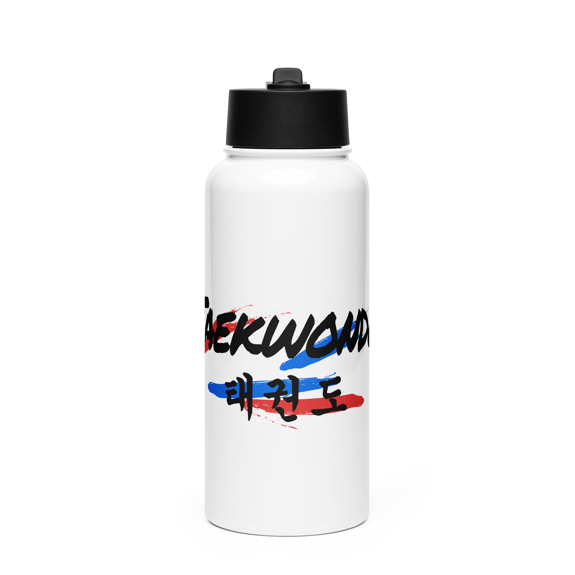 Taekwondo Red & Blue Stainless Steel Water Bottle product image (1)