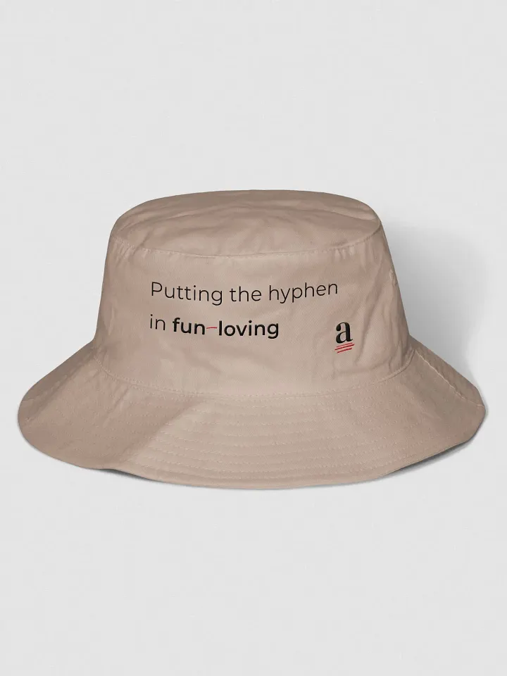 Putting the hyphen in fun-loving bucket hat product image (2)