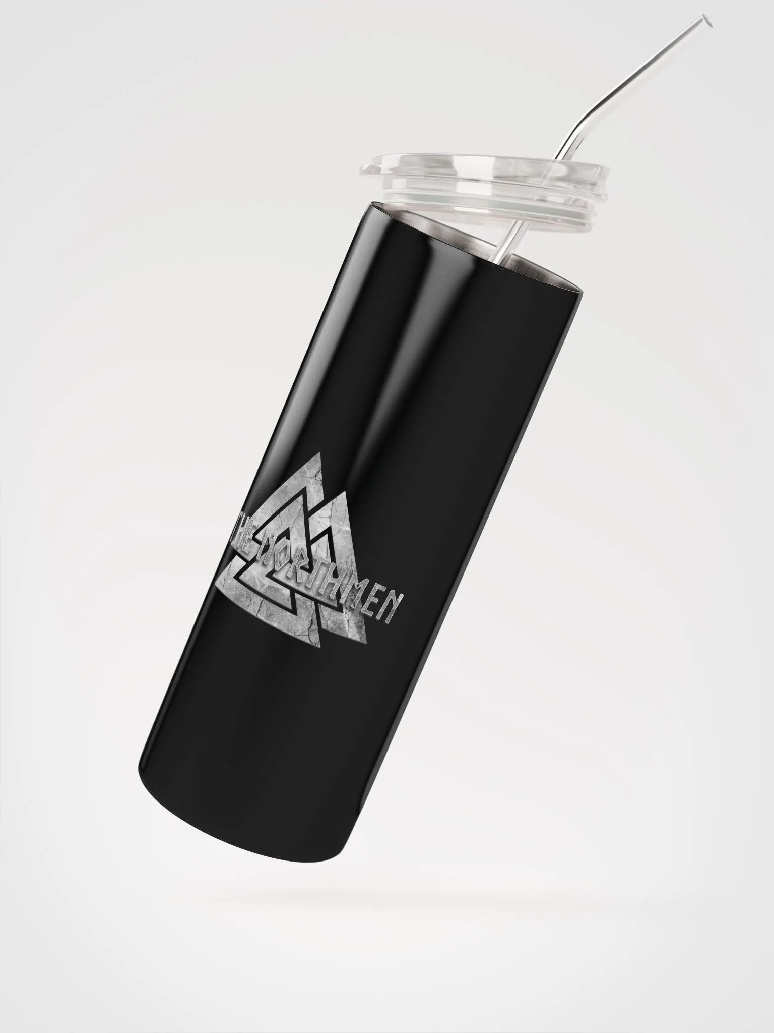 The Northmen Valknut - Grey - Steel Tumbler product image (2)