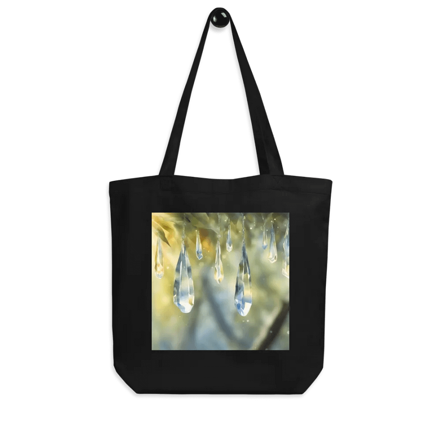 Crystal Clear, Organic Cotton Twill Tote Bag product image (5)