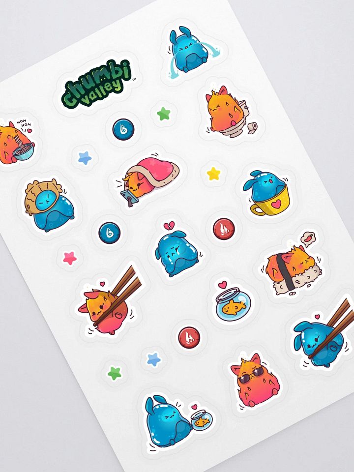 Atsu & Nami Sticker Sheet product image (1)